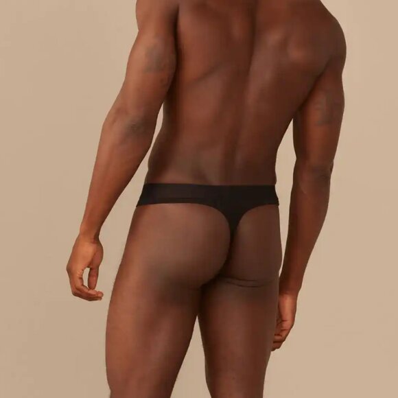 NWT MeUndies UltraModal™ Core Pouch Front Thong, M, dark brown - Picture 6 of 10